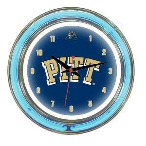 Pittsburgh Panthers Neon Wall Clock | Moneymachines.com