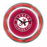 Alabama Crimson Tide Neon Wall Clock