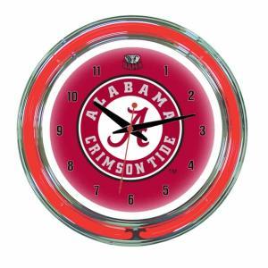Alabama Crimson Tide Neon Wall Clock | Moneymachines.com