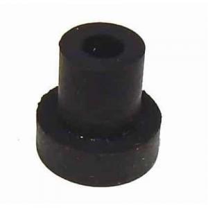 Black Top Hat Shaped Rubber Post Ends | moneymachines.com
