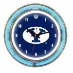 Brigham Young Cougars Neon Wall Clock