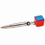Pocket Bullet Cue Tip Scuffer and Billiard Chalk Holder Tool