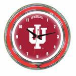 Indiana Hoosiers NCAA Neon Wall Clock