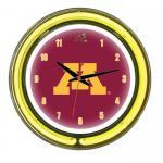 Minnesota Golden Gophers NCAA Neon Wall Clock