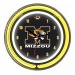 Mizzou Tigers NCAA Neon Wall Clock