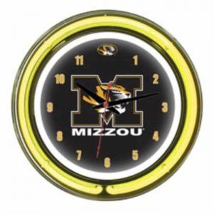Mizzou Tigers NCAA Neon Wall Clock | Moneymachines.com