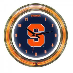 Syracuse Orange Neon Wall Clock | Moneymachines.com
