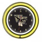 Wake Forest Demon Deacons NCAA Neon Wall Clock