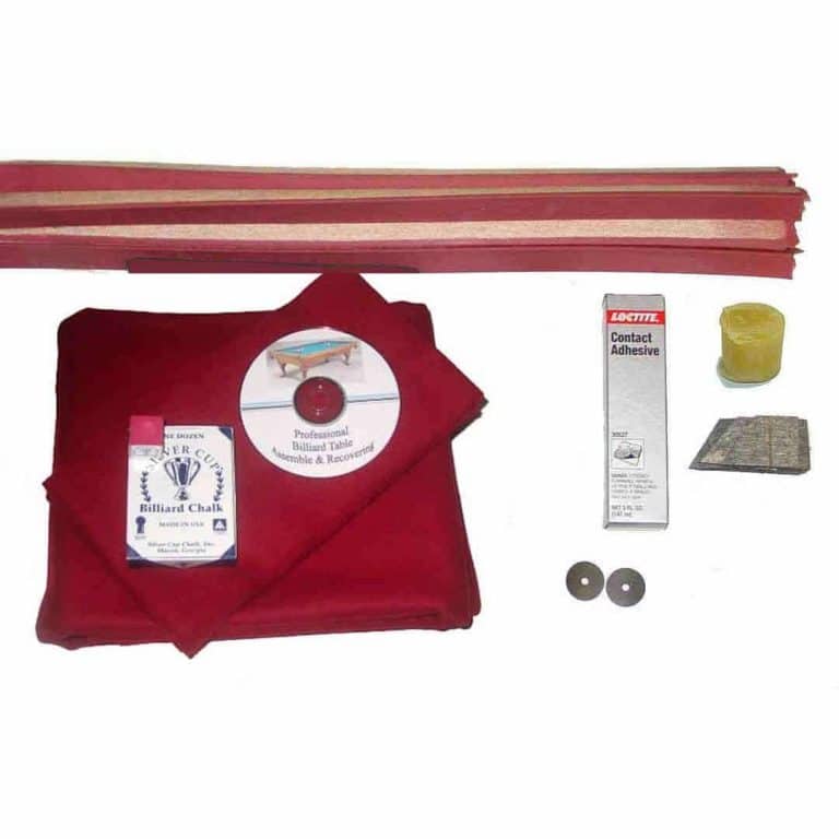 Pool Table Recovering Kit Proline Classic 303 Burgundy