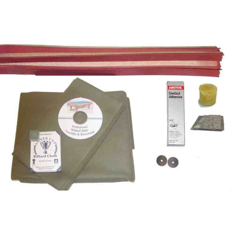 Pool Table Recovering Kit Proline Classic 303 Olive