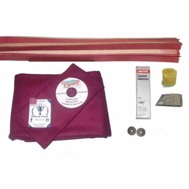 Pool Table Recovering Kit Proline Classic 303 Wine