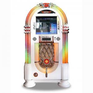 Rock-Ola Bubbler Digital Music Center Jukebox in Gloss White J-70426-A | moneymachines.com