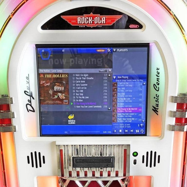 White Rock-Ola Bubbler Digital Music Center Jukebox | moneymachines.com