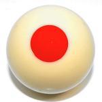 White-Red Dot Bumper Pool Ball - 2 1/8" Inch