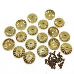 Brass Pool Table Rail Cap Covers And Screws For Apron Bolt Heads | 18