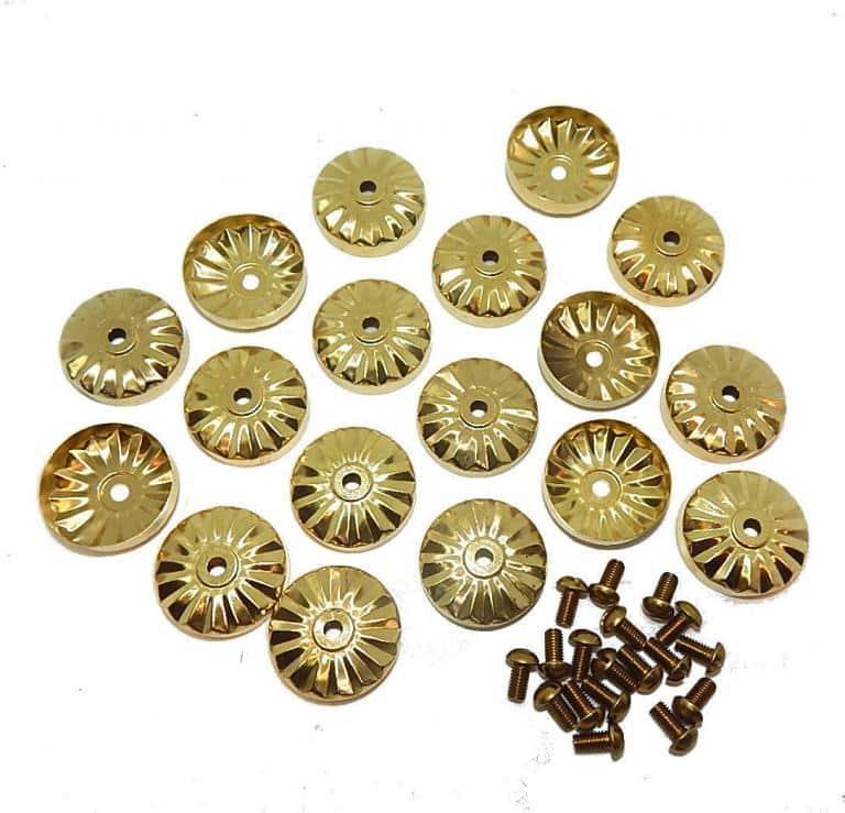 Antique Pool Table Brass Rail Cap Covers And Screws For Apron Bolt Heads | moneymachines.com