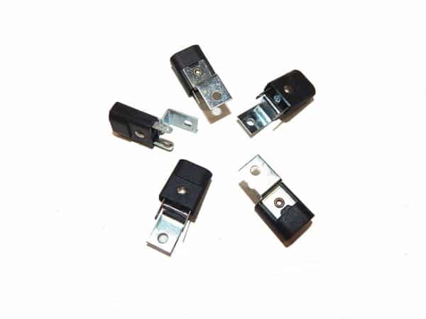 Wedge Base 2-Lead Miniature Lamp Sockets | Set of 5 | moneymachines.com