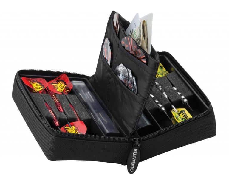 Case Master Elite Jr Black Nylon 2 Set Dart Case | moneymachines.com