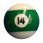 New Individual Number Fourteen (14) Billiard Pool Ball