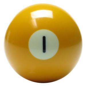 New Individual Number One (1) Billiard Pool Ball | moneymachines.com