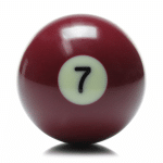 New Individual Number Seven (7) Billiard Pool Ball