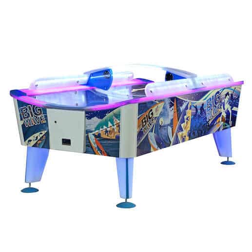 Big Wave Coin Operated Weatherproof Outdoor Air Hockey Table | moneymachines.com