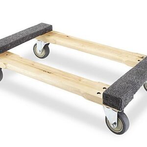 Deluxe Hardwood 36" x 24" Dolly - Pool Table Moving Dolly | moneymachines.com