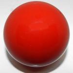 Red Bumper Pool Ball and Snooker Ball - 2 1/8"