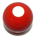 Red With White Spot Bumper Pool Ball - 2 1/8"