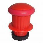 Bumper Pool Table Red Bumper Post - Large Hole Mount | 06-MT745R
