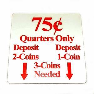 75 Cent Price Sticker | moneymachines.com