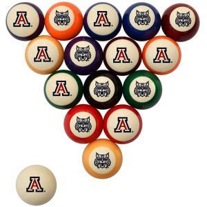 Arizona Wildcats Billiard Ball Set | moneymachines.com