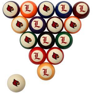 Louisville Cardinals Billiard Ball Set | moneymachines.com