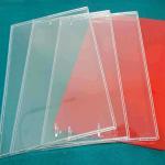3 Clear 1 Red Plexi Panels For Oak Vista/Eagle Gumball Vendors