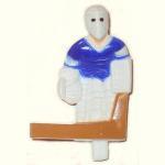 Carrom Blue Goalie Stick Hockey Player | Numbered Goalie Man