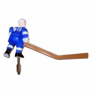Carrom Numbered Blue Long Stick Hockey Player | moneymachines.com