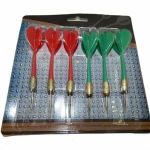 Steel Tip Dart Set of 6 House Darts | moneymachines.com