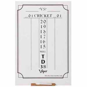 Viper Cricket Dry-Erase Scoreboard - Large | moneymachines.com