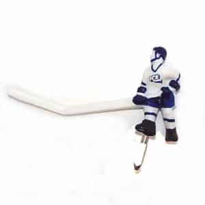 Super Chexx Numbered Blue Long Stick Hockey Player | moneymachines.com