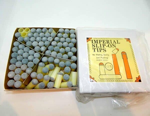 12mm Billiard Cue Tips - Slip On | Box of 100 | moneymachines.com