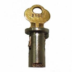 Used Original Oak Gumball Machine 2196 Lock and Key | moneymachines.com