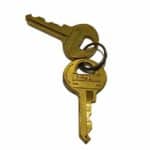 Used P491 Small Master Pad Lock Keys | Set of 2