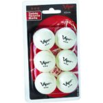 Viper 3 Star Table Tennis Balls | Pack of 6