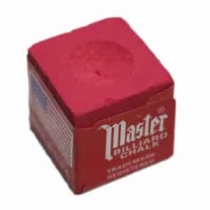 Red Master Billiard Cue Chalk | moneymachines.com
