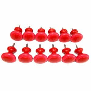 Mini Red Bumper Pool Bumper Posts - Set of 12 | moneymachines.com