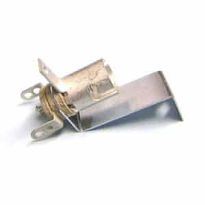 Miniature Bayonet Base 3 Lead Lamp Socket- Long Bracket | moneymachines.com