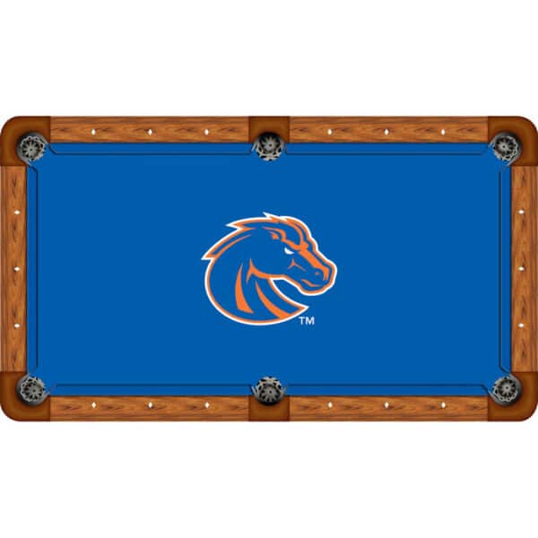 Boise State Broncos Billiard Table Cloth Image Blue | moneymachines.com