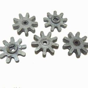 Oak Gumball Machine Coin Mechanism Drive Gear Parts | Used Set of 5 | moneymachines.com